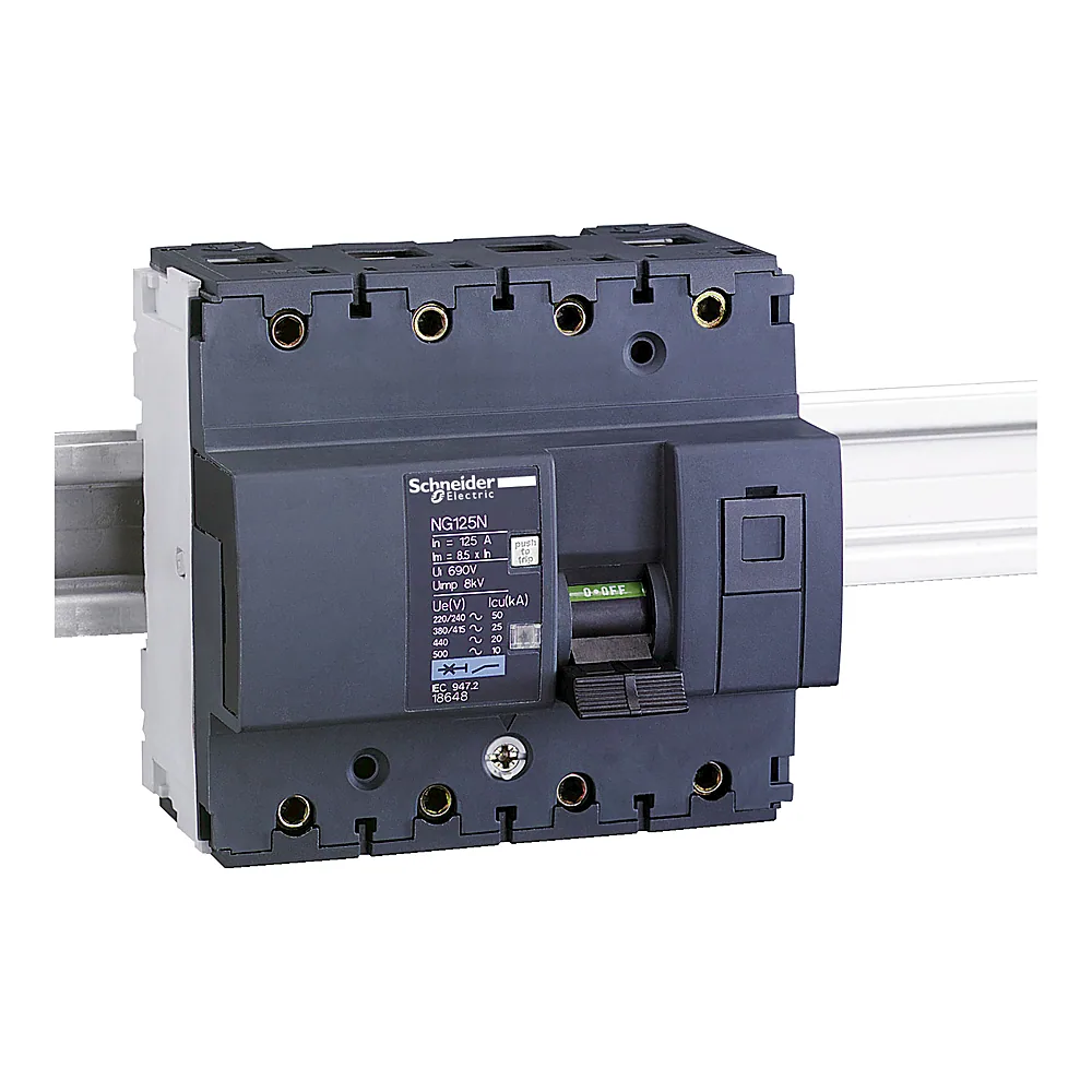 Автоматичний вимикач NG125N 3P+N C 125 А Schneider Electric 18648
