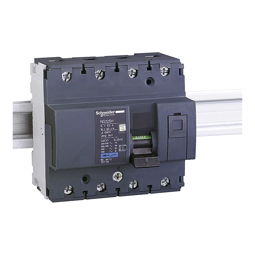 Автоматичний вимикач NG125H 4P C 16 А Schneider Electric 18733