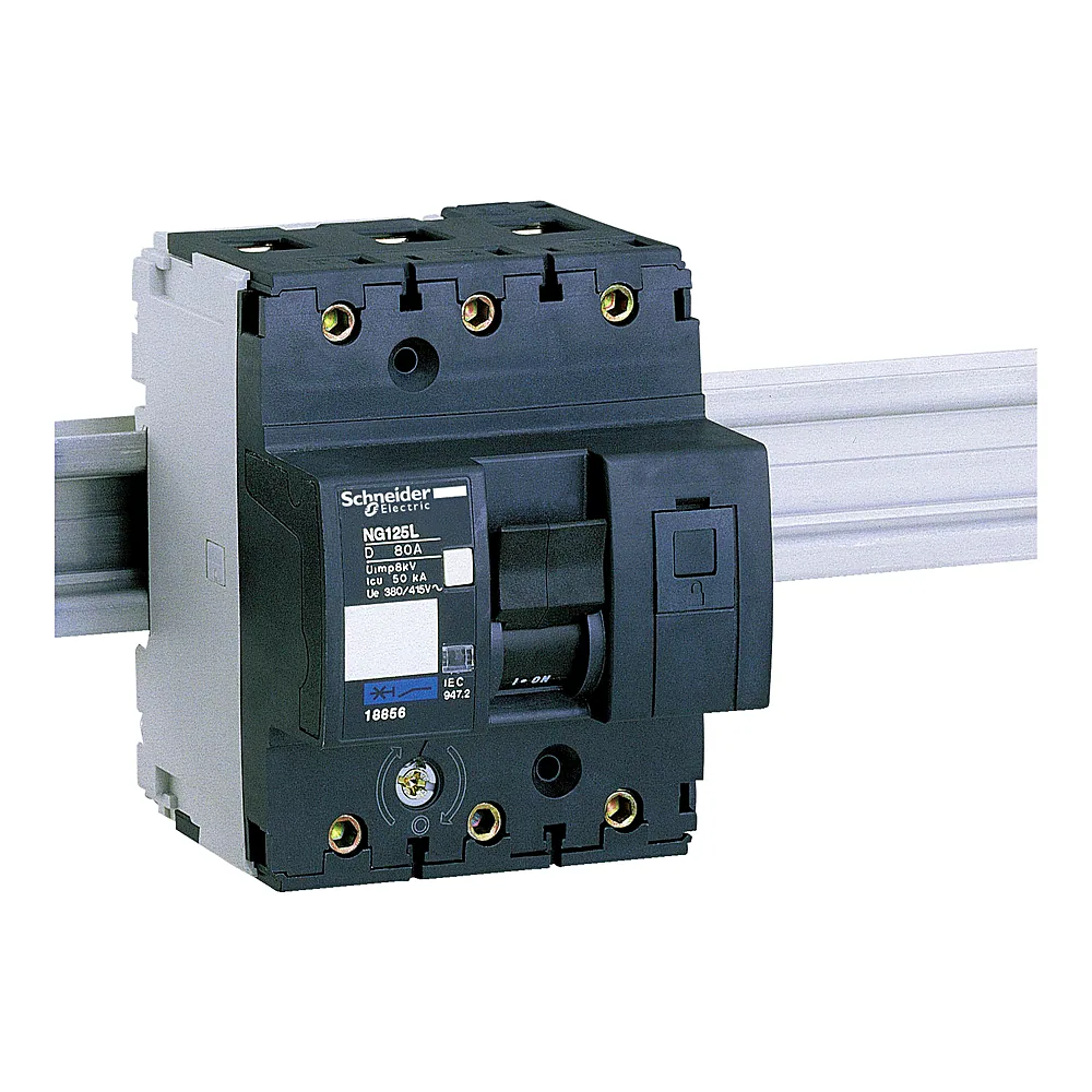 Автоматичний вимикач NG125L 3P D 80 А Schneider Electric 18856