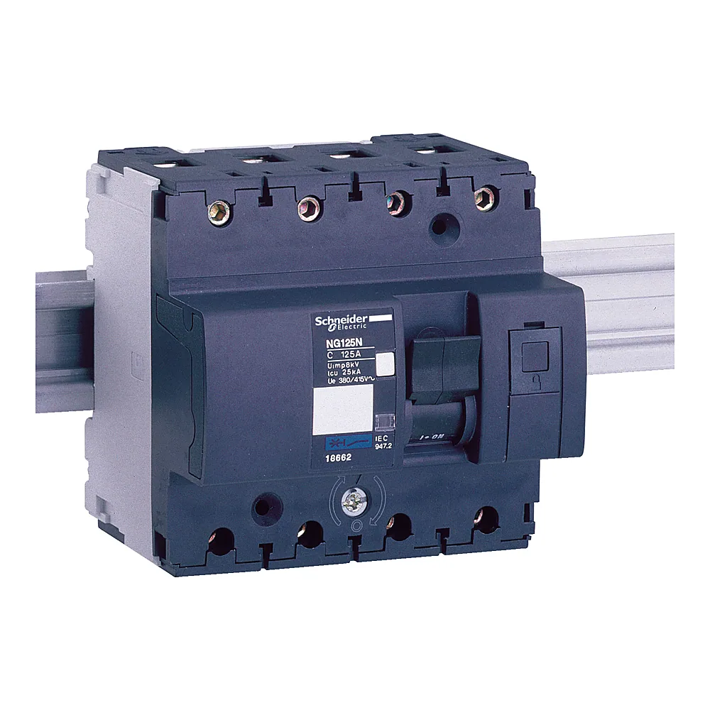 Автоматичний вимикач NG125L 4P D 16 А Schneider Electric 18858