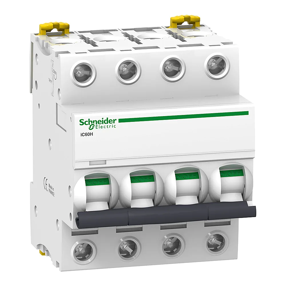 Автоматичний вимикач iC60H 4P C 0,5 А Schneider Electric A9F84470