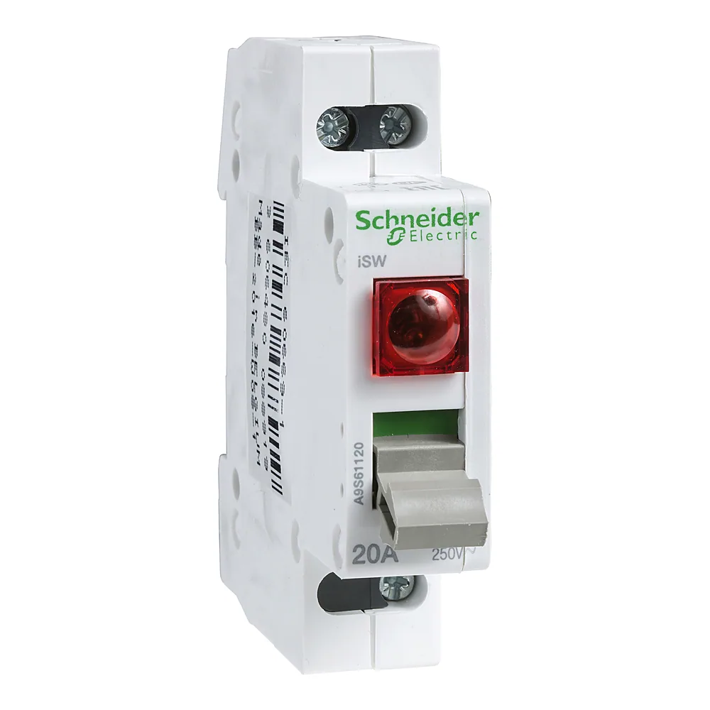 Вимикач навантаження iSW 2P 32 А червона підсвітка Schneider Electric A9S61232