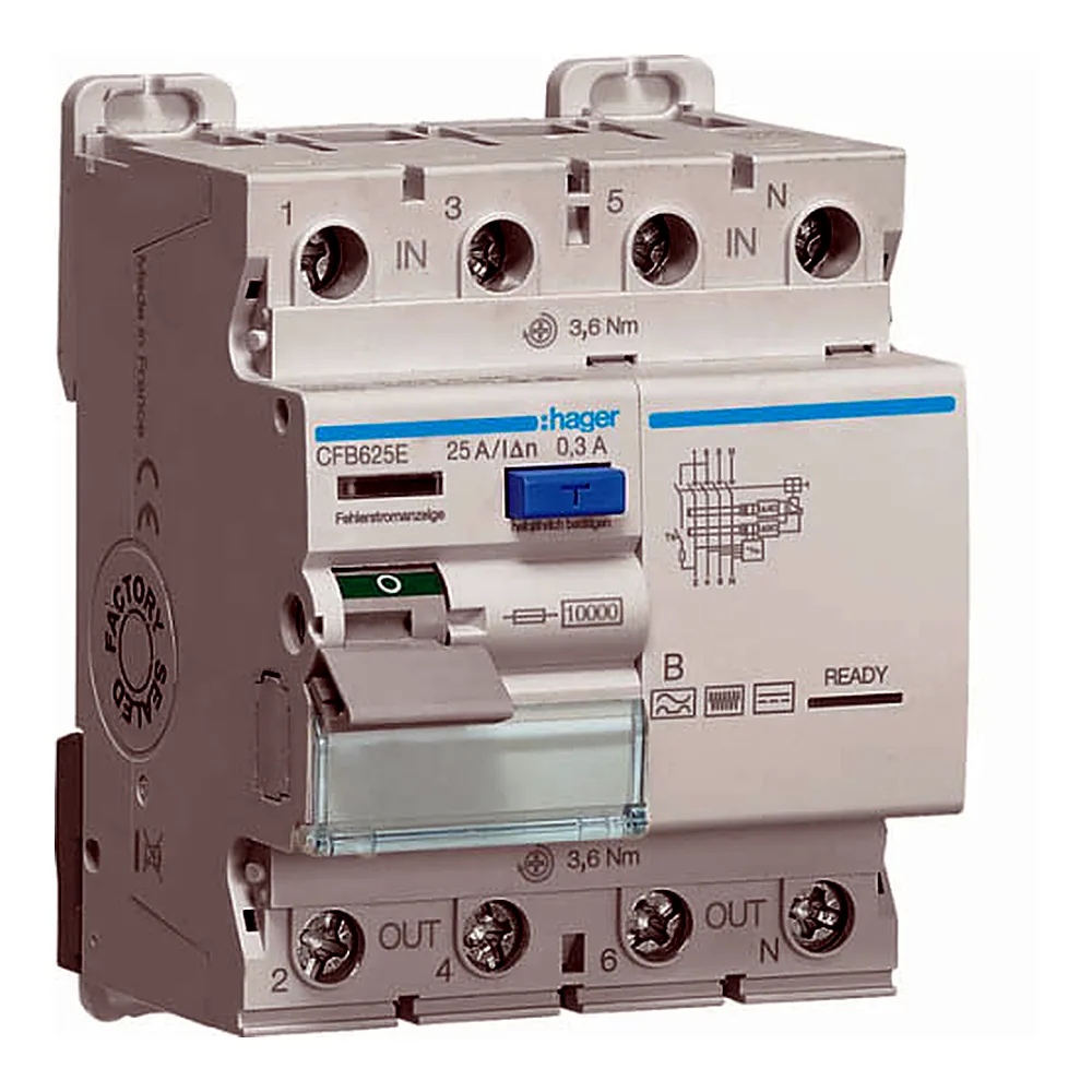 ПЗВ 4P 10kA 25A 300mA B