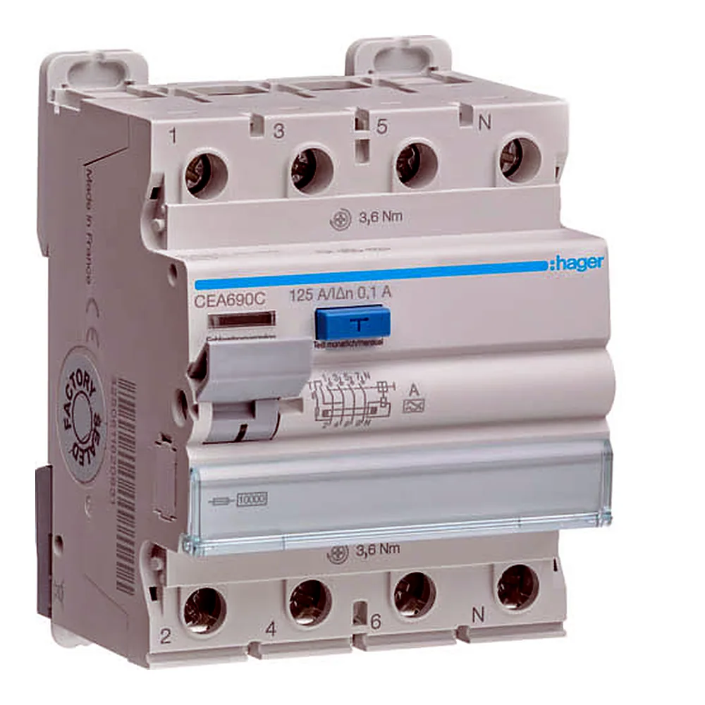 ПЗВ 4P 10kA 125A 100mA A