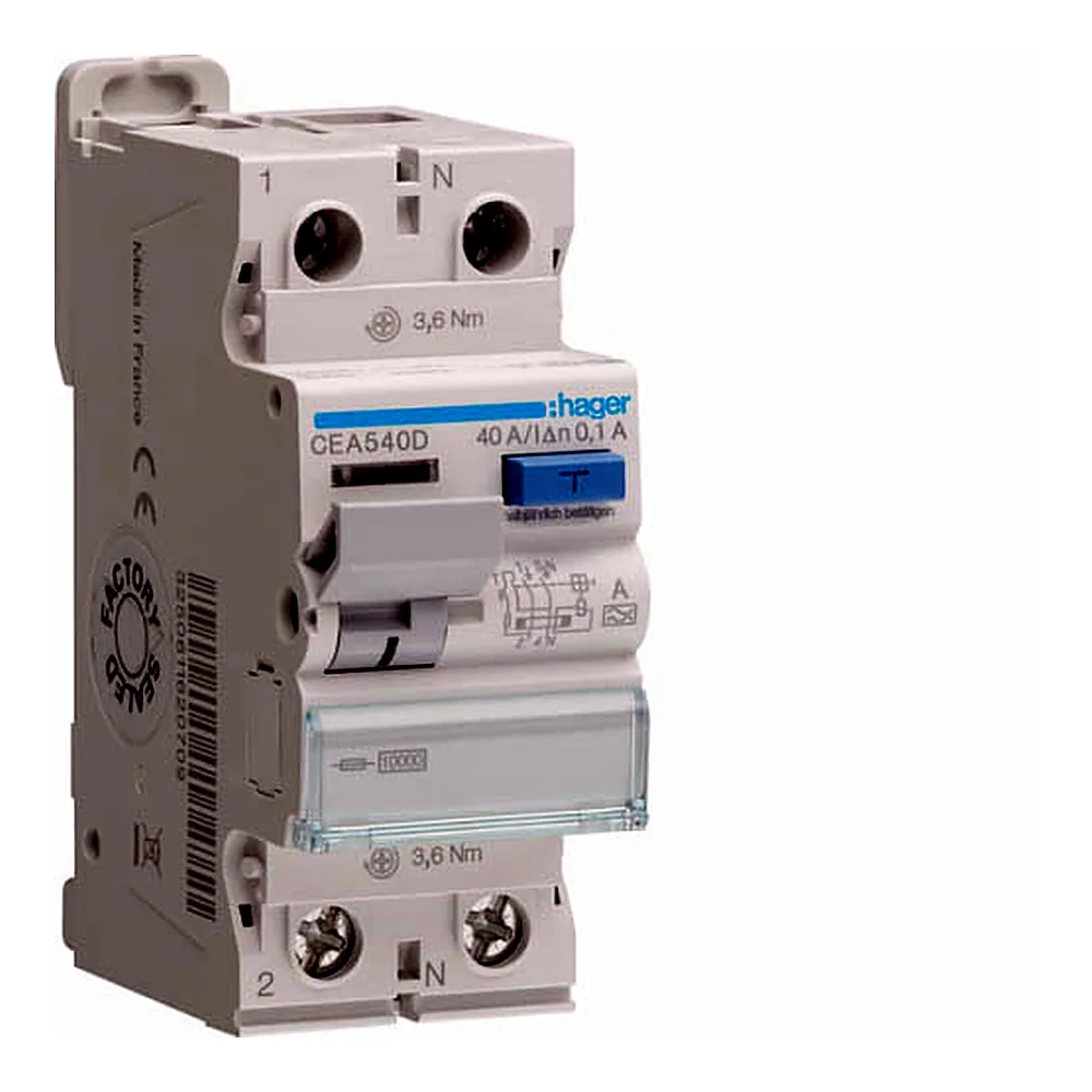 ПЗВ 2P 10kA 40A 100mA A