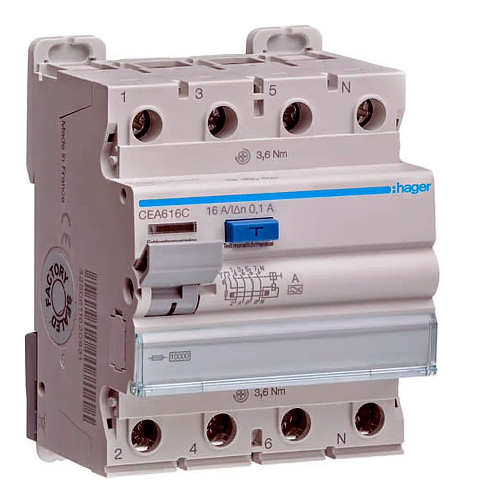 ПЗВ 4P 10kA 16A 100mA A