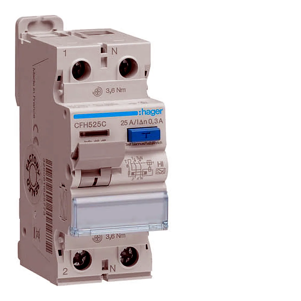ПЗВ 2P 10kA 25A 300mA A-Hi