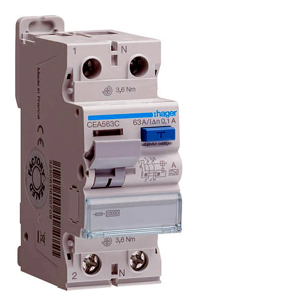 ПЗВ 2P 10kA 63A 100mA A