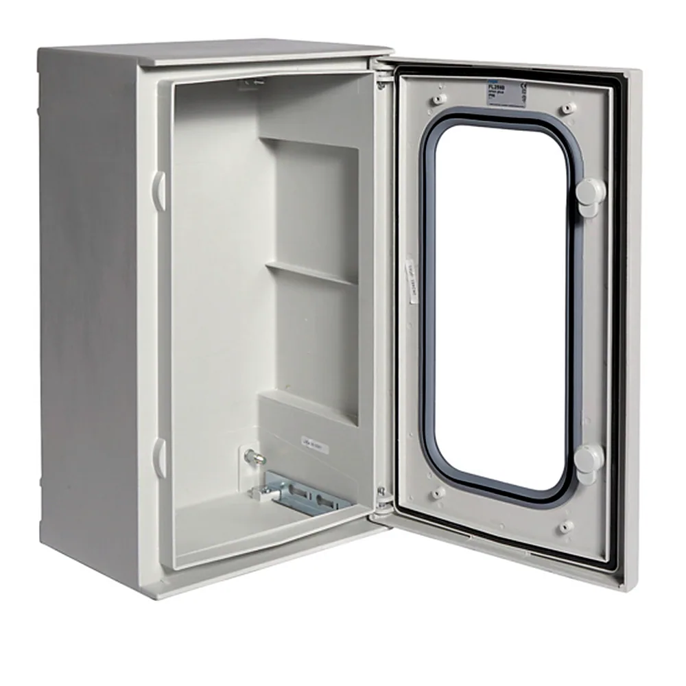 Шафа з поліестру ORION Plus, IP65, прозорі двері, 500X300X200мм