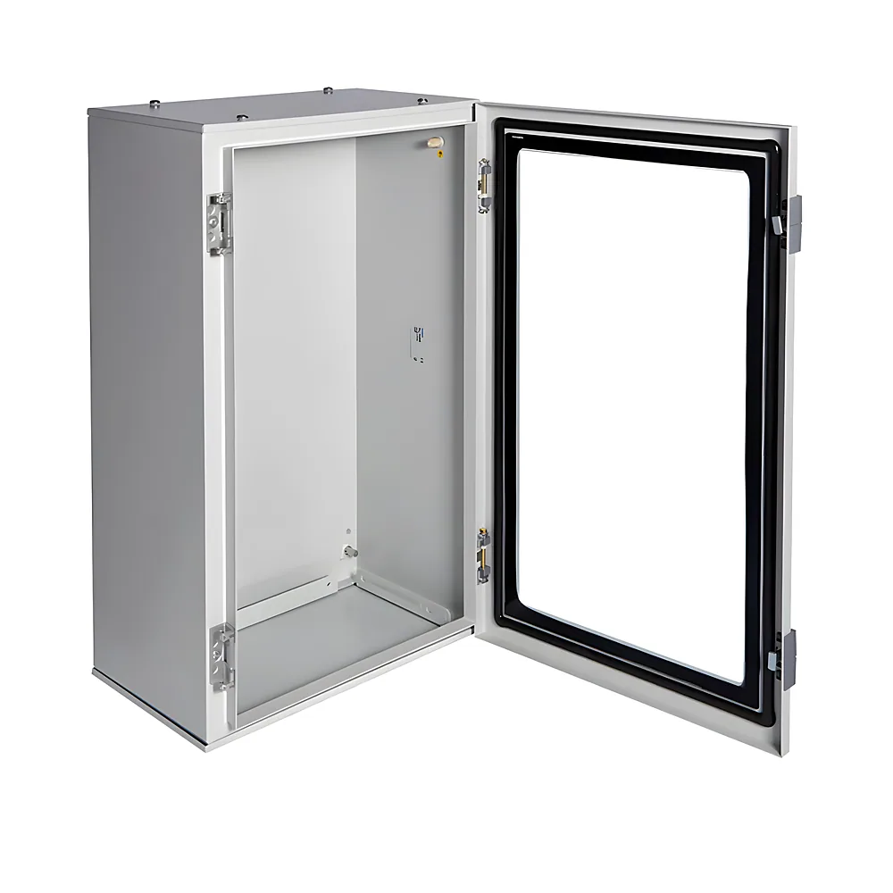 Шафа металева ORION Plus IP65 прозорі двері 650х400х250 мм Hager FL168A