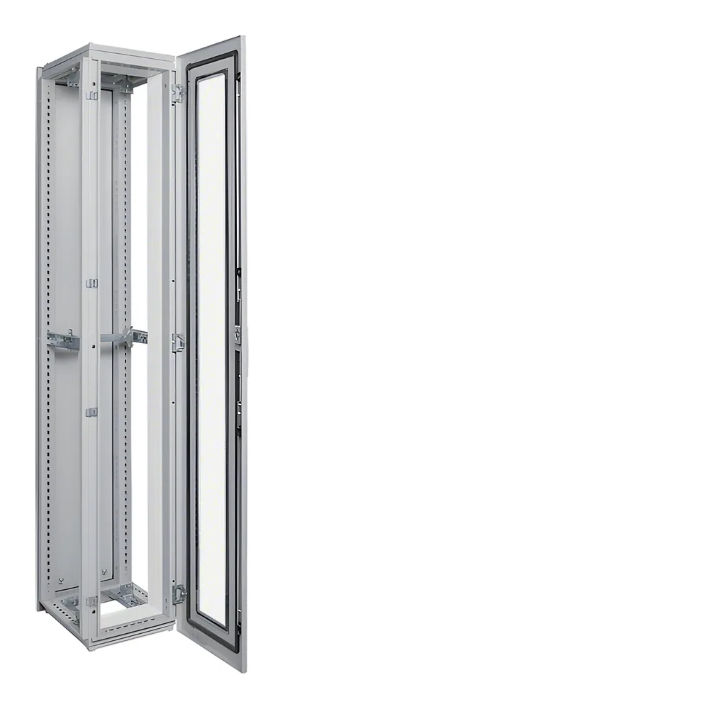 Шафа Univers IP54/I 1900х350х600 мм прозорі двері сіра Hager FG21KD