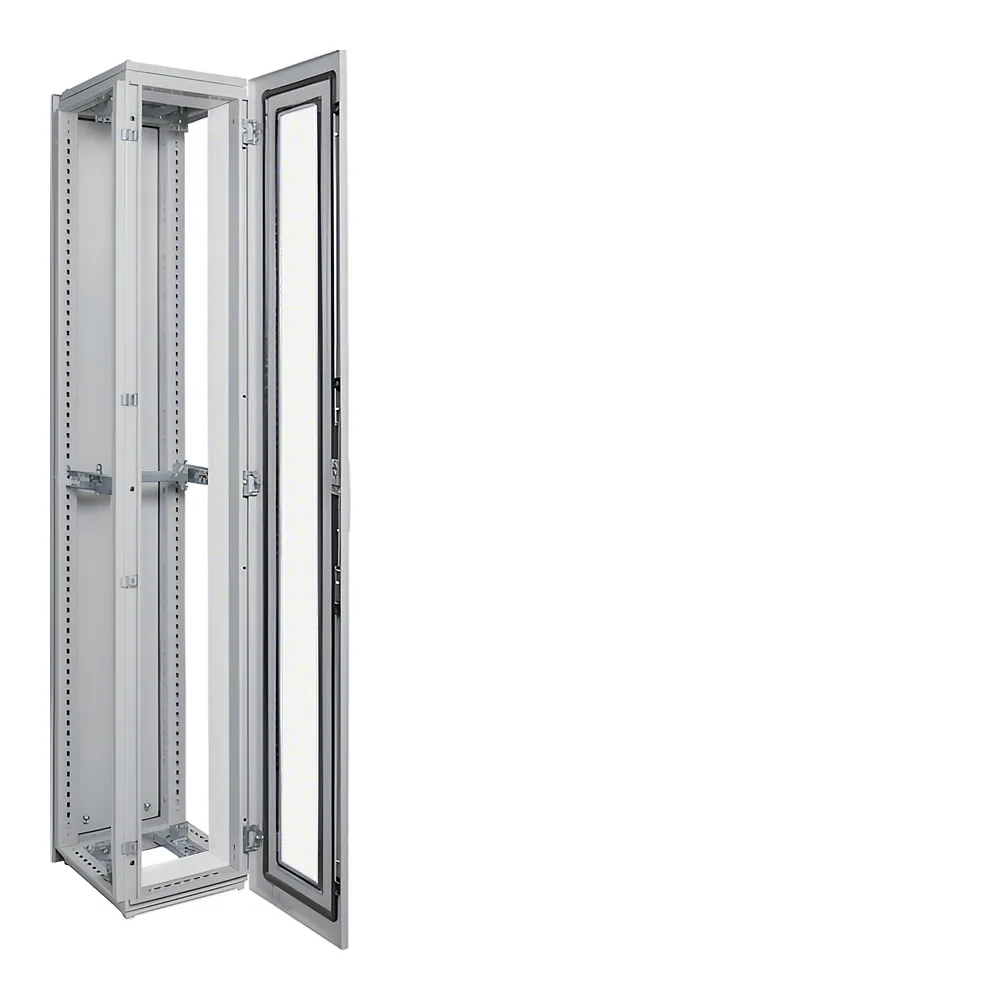 Шафа Univers IP54/I 1900х350х400 мм прозорі двері сіра Hager FG21LD