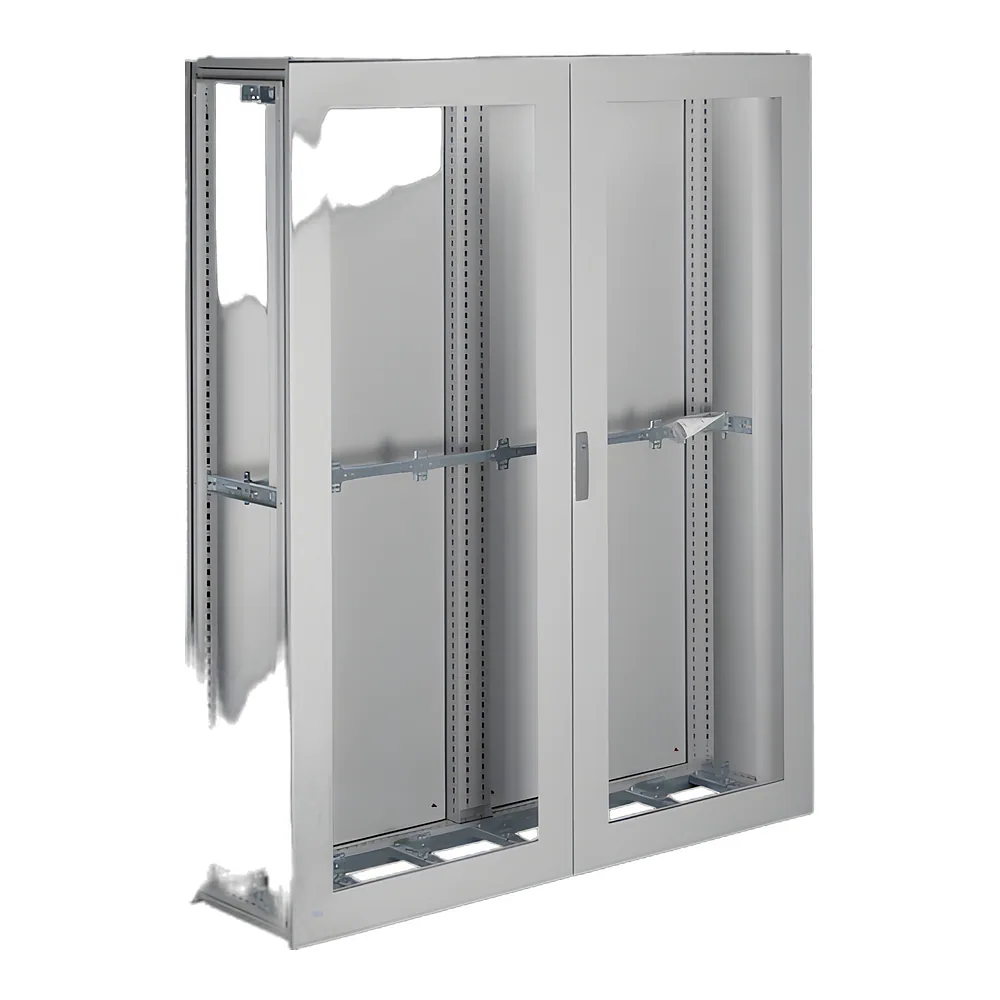 Шафа Univers IP54/I 1900х1600х400 мм прозорі двері сіра Hager FG26LD