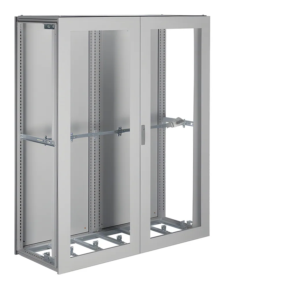 Шафа Univers IP54/I 1900х1600х600 мм прозорі двері сіра Hager FG26KD
