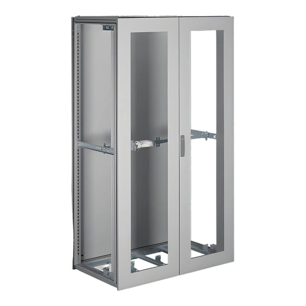 Шафа Univers IP54/I 1900х1100х600 мм прозорі двері сіра Hager FG24KD