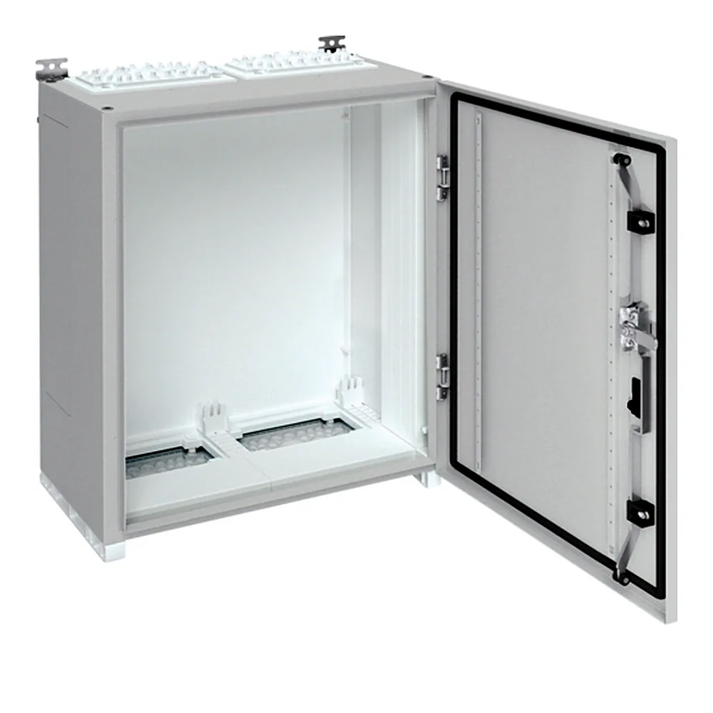 Щит Univers IP55/II 650x550x275, сірий, 2 секції