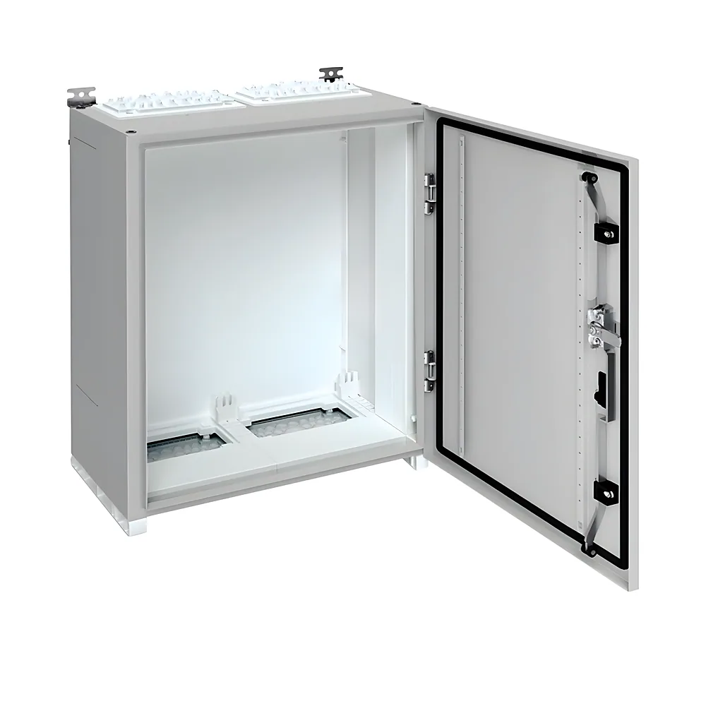 Модульний щит Univers IP55/II 650х550х275 мм сірий 2 секції Hager FR42S