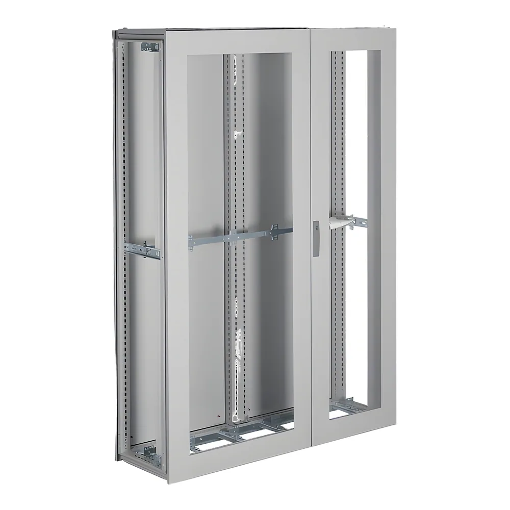 Шафа Univers IP54/I 1900х1350х400 мм прозорі двері сіра Hager FG25LD