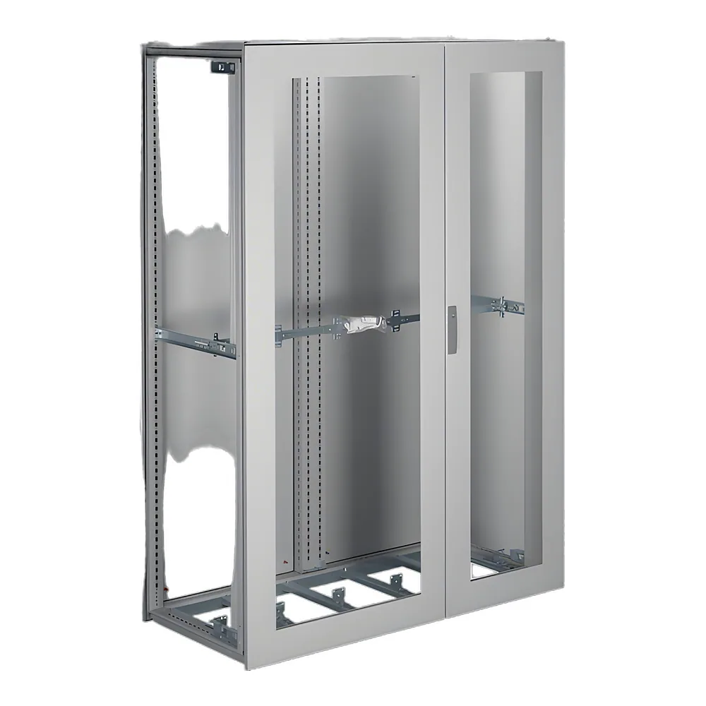 Шафа Univers IP54/I 1900х1350х600 мм прозорі двері сіра Hager FG25KD