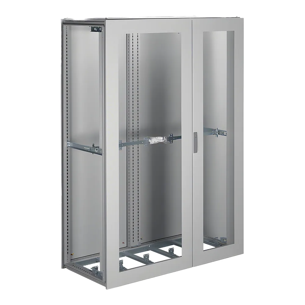 Шафа Univers IP54/I 1900х1350х600 мм прозорі двері сіра Hager FG25KD