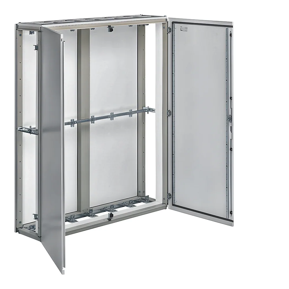 Шафа Univers IP54/II 1900х1600х400 мм непрозорі двері сіра Hager FG26SD