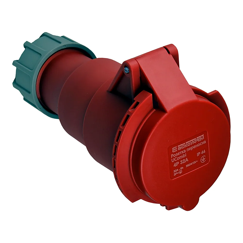 Розетка переносна АсКо UCombi 4P 32A IP44 A0080010124