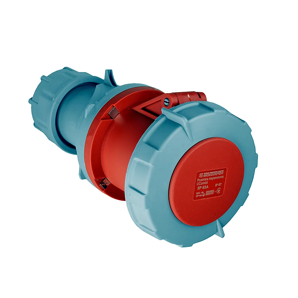Розетка переносна АсКо UCombi 5P 63A IP67 A0080010133