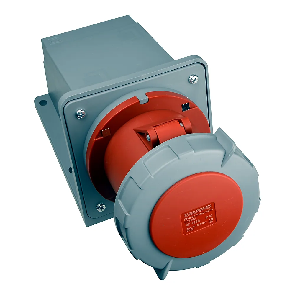 Розетка стаціонарна серії  UСombi 4P 125A  IP 67