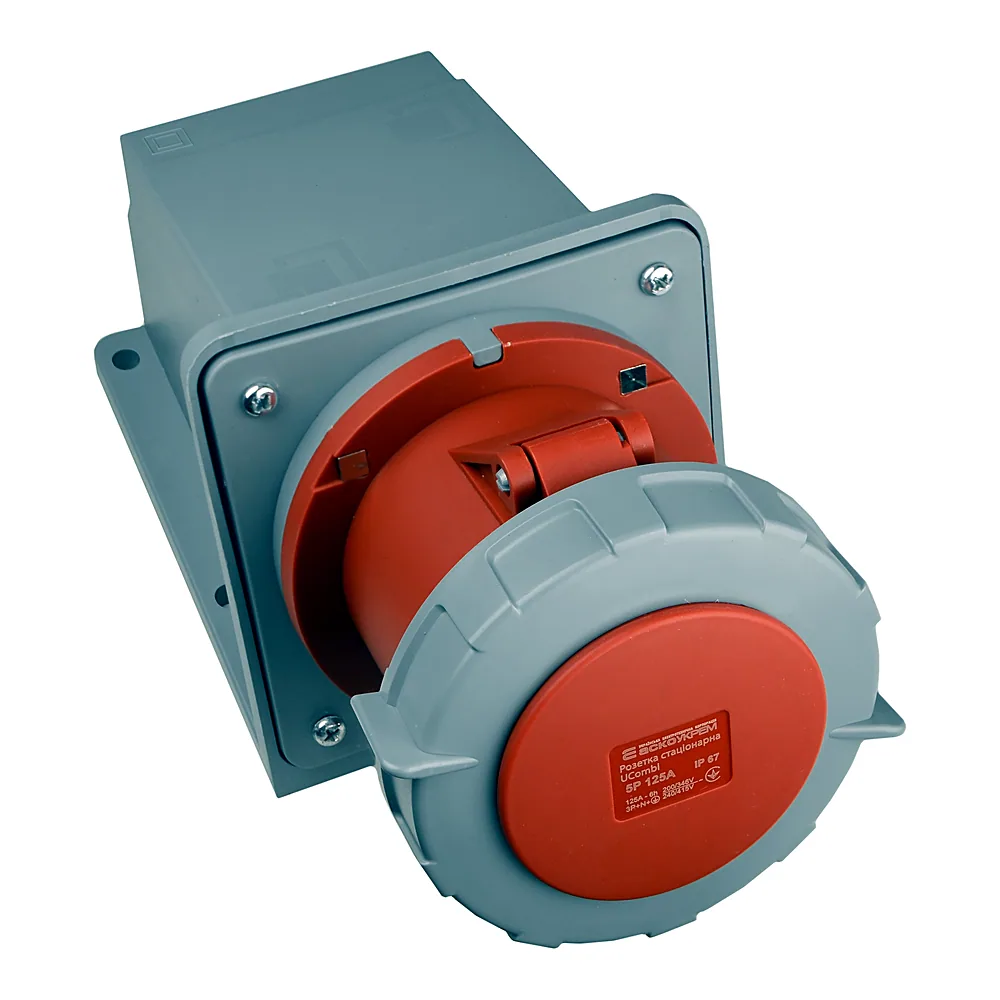 Розетка стаціонарна серії  UСombi 5P 125A IP 67