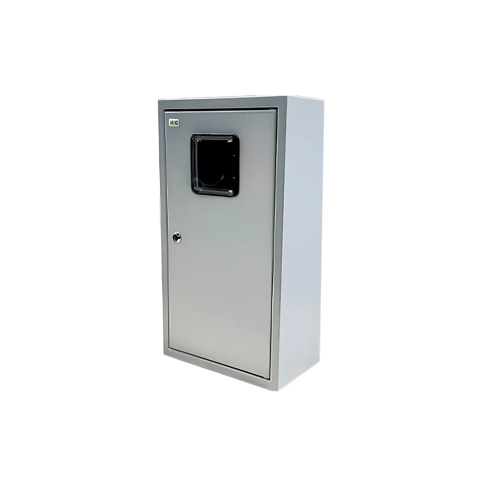 Щит обліку металевий ЩОРн-3/12 540х310х165 мм IP31 UEC SKM24-N-3-12-31-U