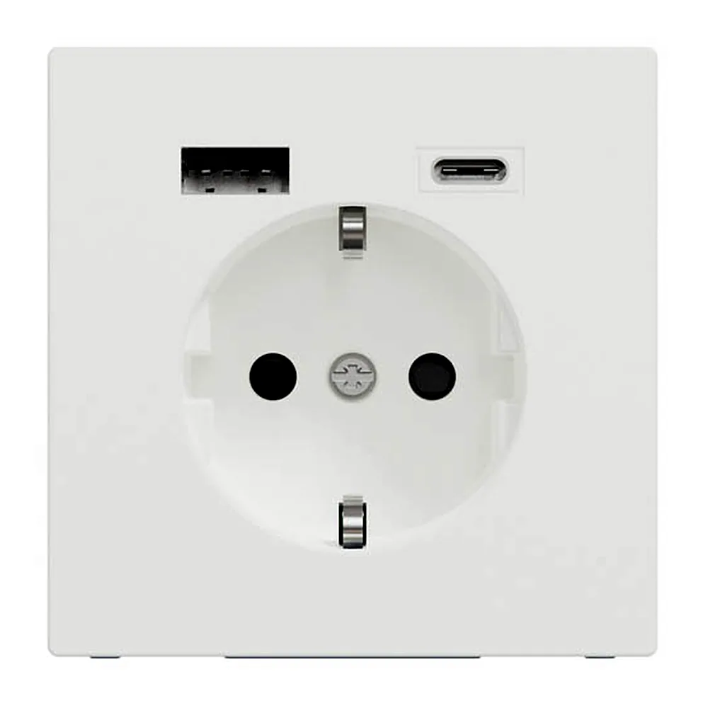 Роз заз шт USB A+C 16А SysD мат біл