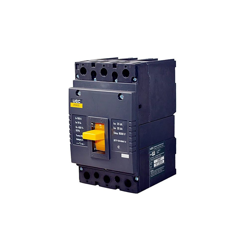 Автоматичний вимикач PCB35 3Р 100А 35кА UEC