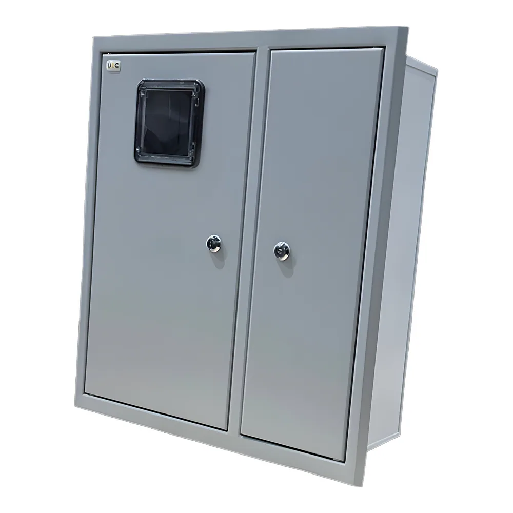 Щит обліку металевий ЩОРв-3/30 550х500х165 мм IP31 UEC SKM24-V-3-30-31-U
