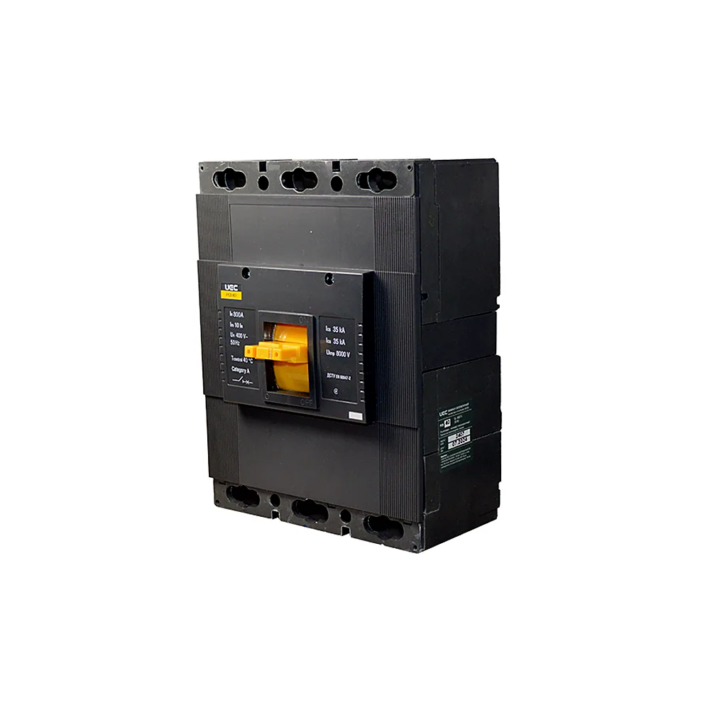 Автоматичний вимикач UEC PCB40 3P 800A 35kA MCCB-PCB-40-3-0800