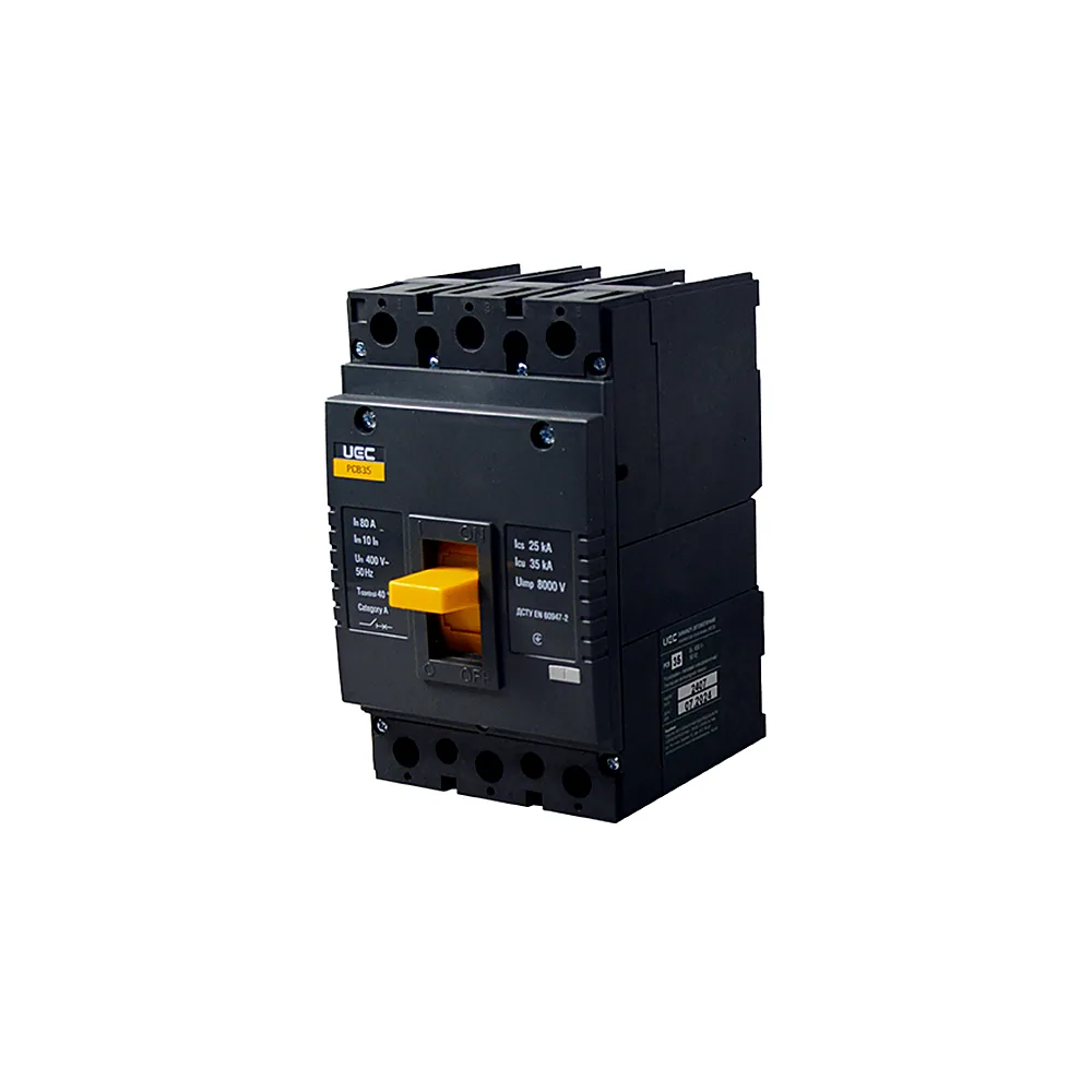 Автоматичний вимикач PCB35 3Р 80А 35кА UEC