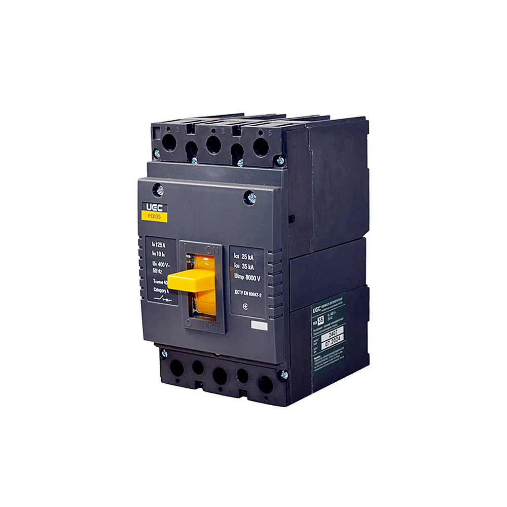 Автоматичний вимикач PCB35 3Р 125А 35кА UEC