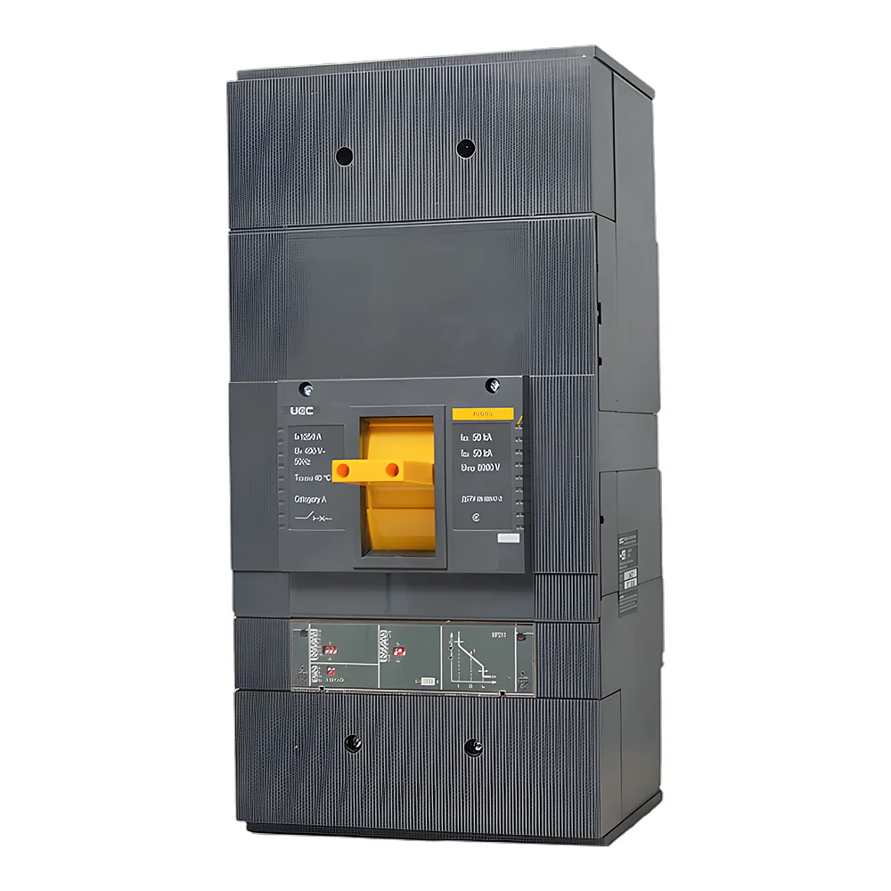Автоматичний вимикач PCB43 3P 1250 А 50 кА з електронним розчіплювачем PR211 UEC MCCB-PCB-43-3-1250E