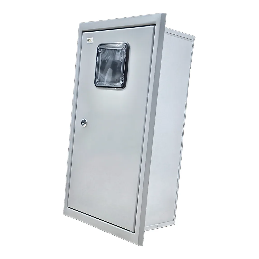 Щит обліку металевий ЩОРв-3/12 550х320х165 мм IP31 UEC SKM24-V-3-12-31-U