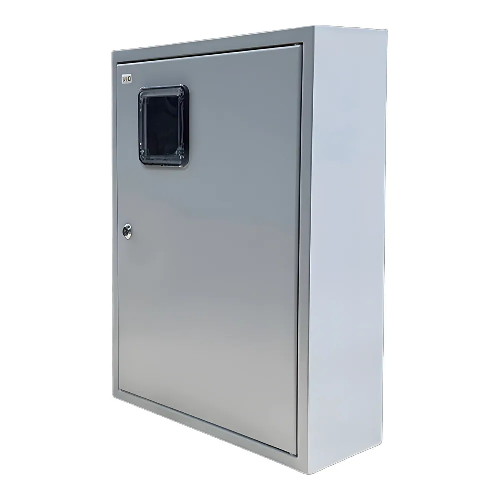Щит обліку металевий ЩОРн-3/18 560х440х165 мм IP31 UEC SKM24-N-3-18-31-U