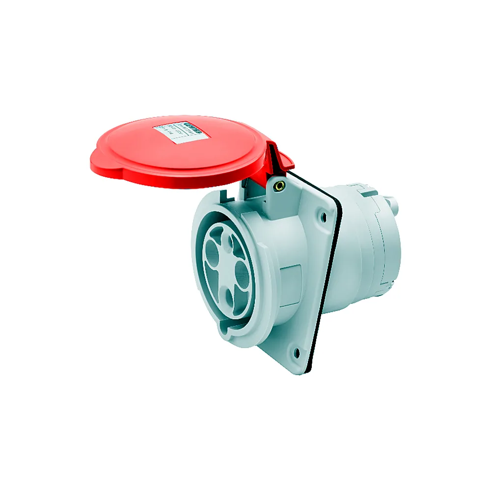 Розетка вбудована 10° IEC 309 HP IP44 3P+N+E 63A 400V 6H GEWISS