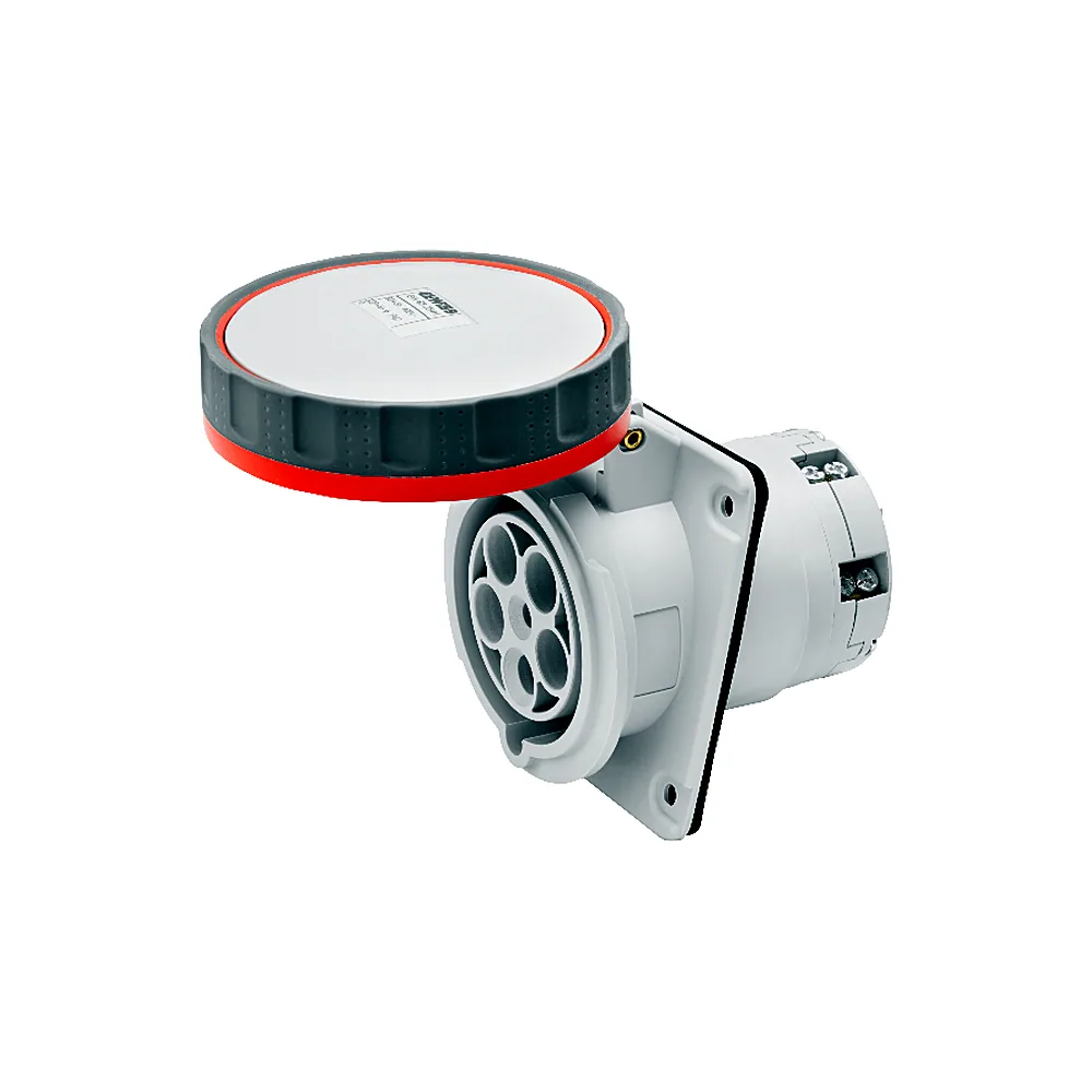 Розетка вбудована 10° IEC 309 HP IP67 3P+N+E 125A 400V 6H GEWISS