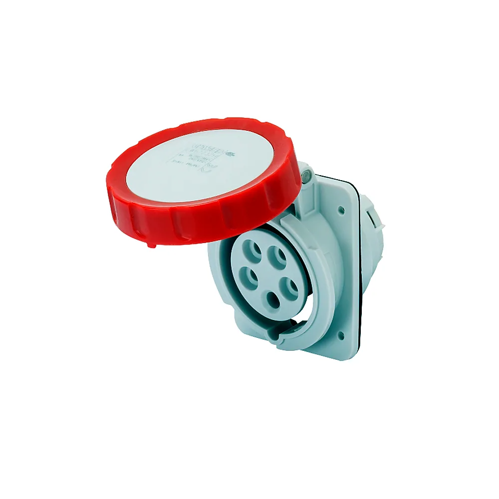 Розетка вбудована 10° IEC 309 HP IP67 3P+N+E 16A 400V 6H GEWISS