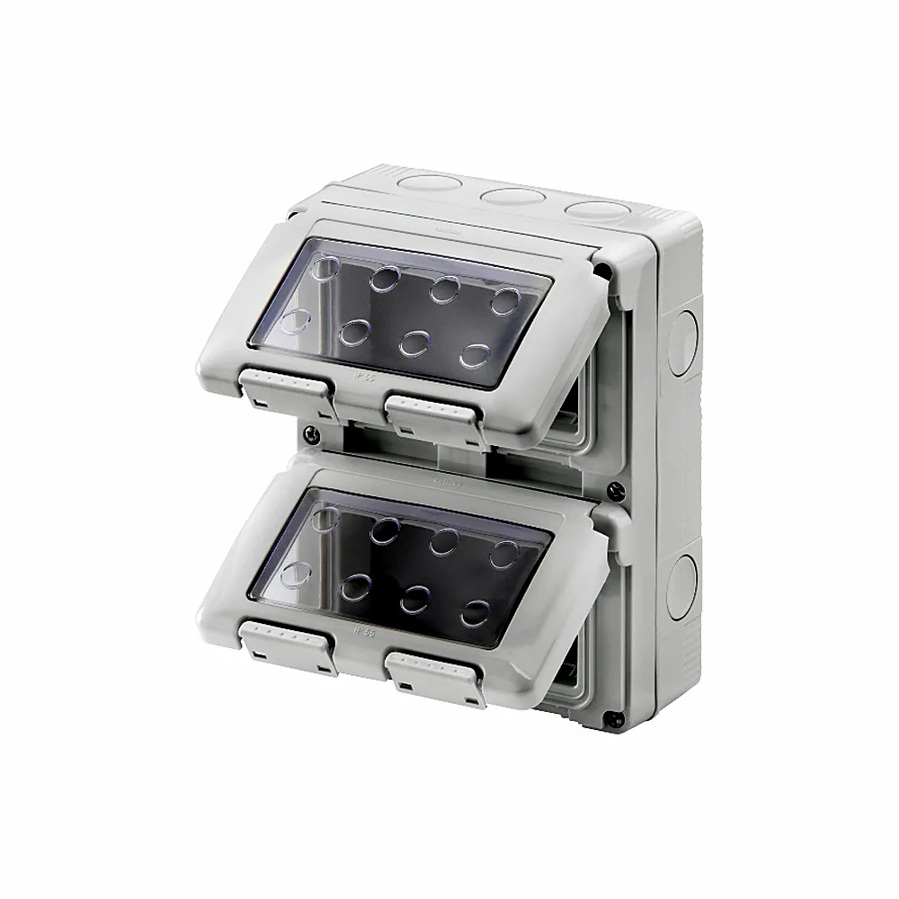 Герметичний корпус вертикальний 27 COMBI 8М(2х4) IP55 сірий GEWISS