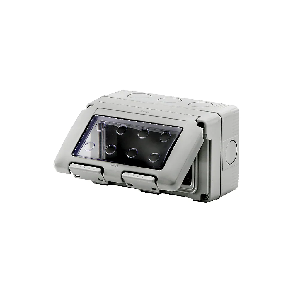 Герметичний корпус гориз. 27 COMBI 4М(4х1) IP55 сірий GEWISS