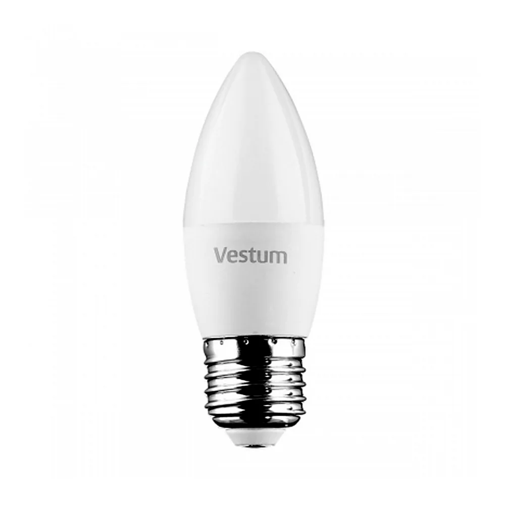 Лампа LED Vestum C37 4W 3000K 220V E27