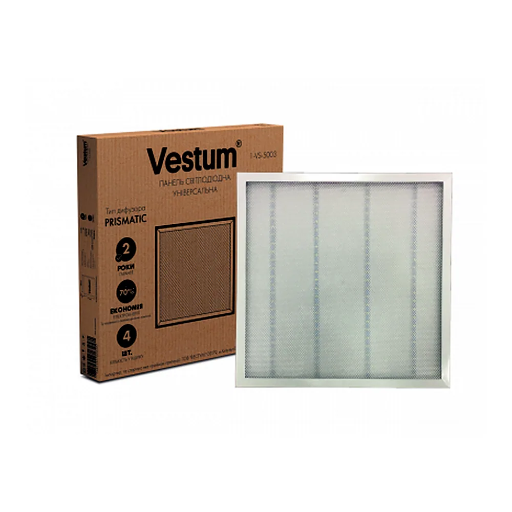 Панель світлодіодна LED Vestum PRISMA 36W 600x600 6500K 220V