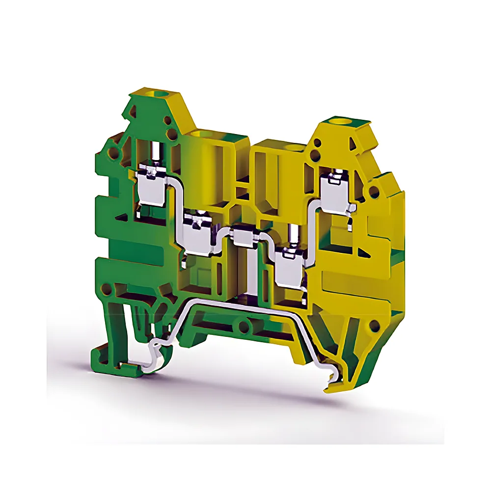 Клема AVK 2,5 CCT заземлення 2,5 мм² жовто-зелена KLEMSAN 0.0.0.3.34220