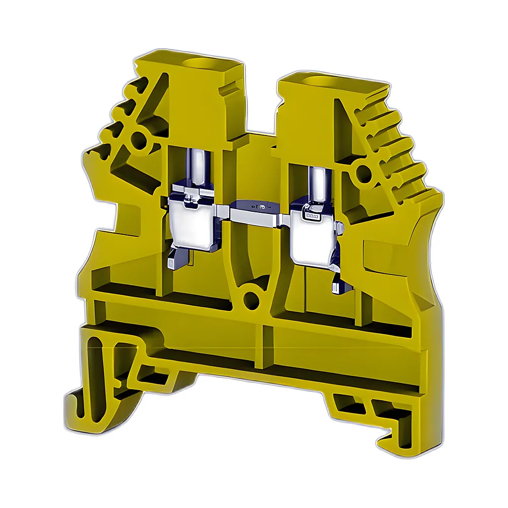 Клема AVK 2,5 прохідна 2,5 мм² жовта KLEMSAN 0.0.0.3.04123RP