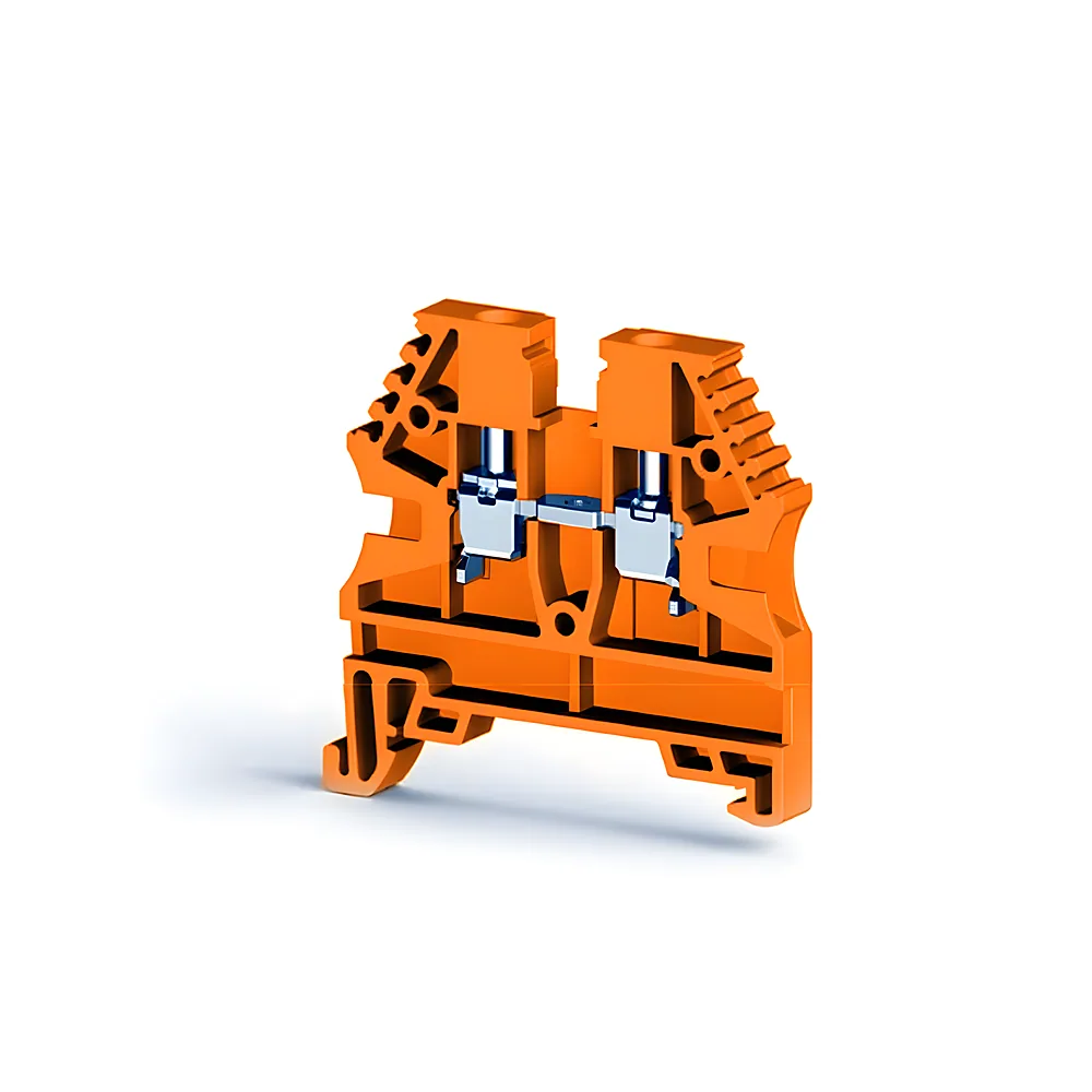 Клема AVK 2,5 прохідна 2,5 мм² помаранчева KLEMSAN 0.0.0.3.04127RP