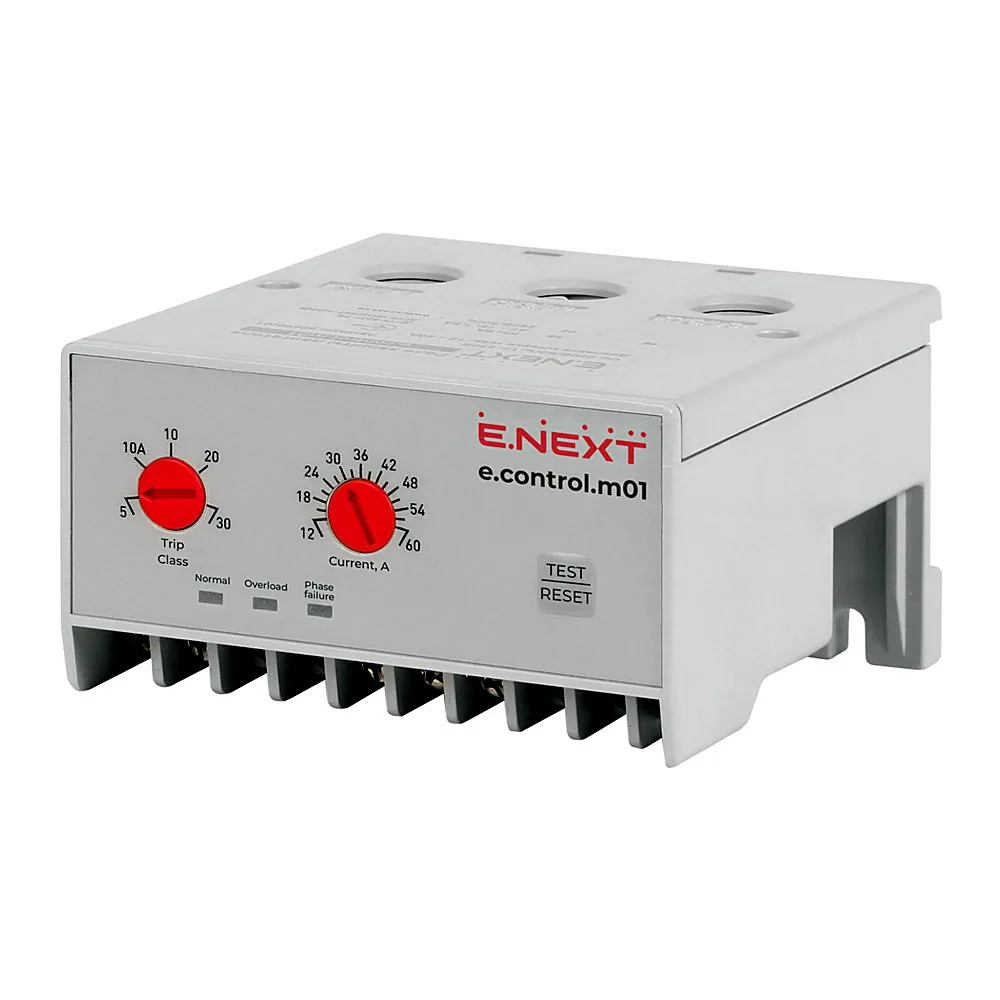 Реле захисту двигуна E.NEXT e.control.m01 12-60 А p0690001